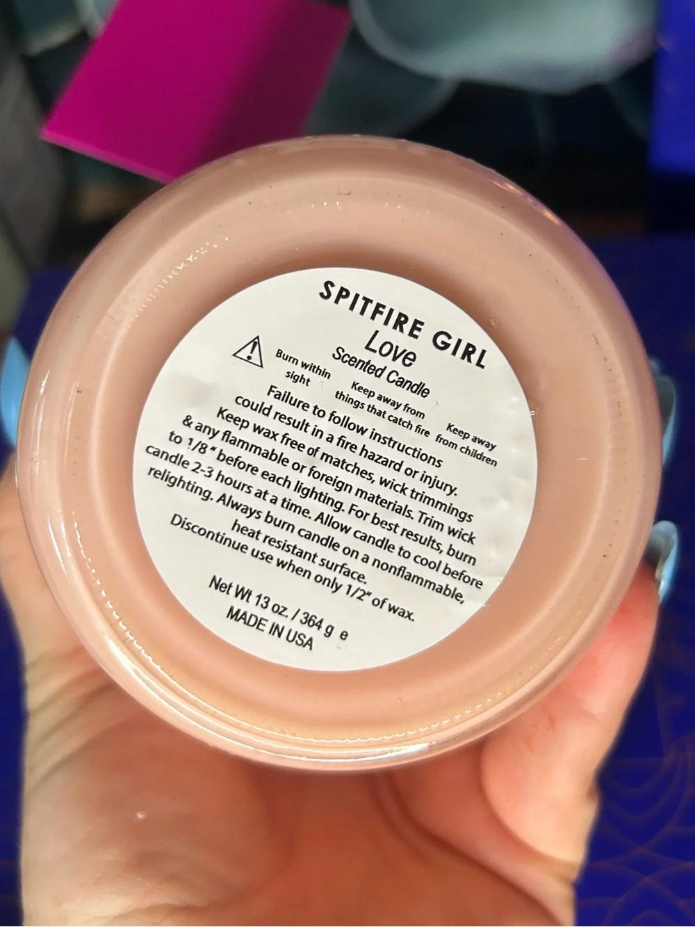 Spitfire Girl Ritual Candle - Burning Love (13oz)